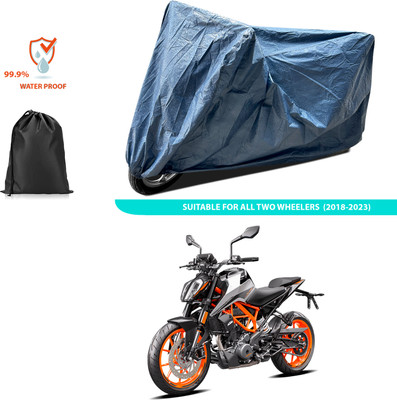 CODOKI Waterproof Two Wheeler Cover for KTM(390 Duke BS6, Blue)