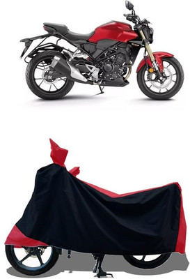 AASHTIK MART Two Wheeler Cover for Honda(CB300R, Red)