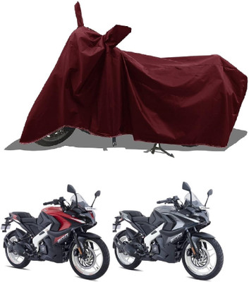 DeepShakshi AUTOMOTIVE Waterproof Two Wheeler Cover for Bajaj(Pulsar 220 BS6, Maroon)