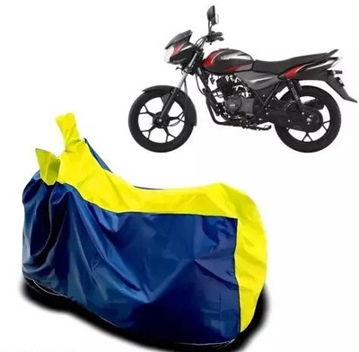 Sunguard Waterproof Two Wheeler Cover for Bajaj(Discover 110, Yellow, Blue)