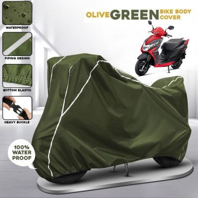 Shiv Kanha Waterproof Two Wheeler Cover for Honda(Dio, Green)