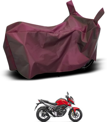 CODOKI Waterproof Two Wheeler Cover for Honda(CB Hornet 160, Maroon)