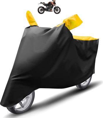 Caronix Two Wheeler Cover for KTM(Duke 200, Yellow)