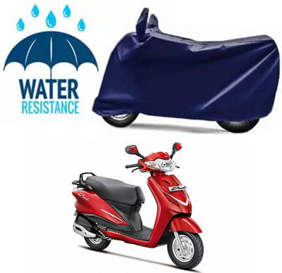 Furious3D Two Wheeler Cover for Hero(Duet, Blue)
