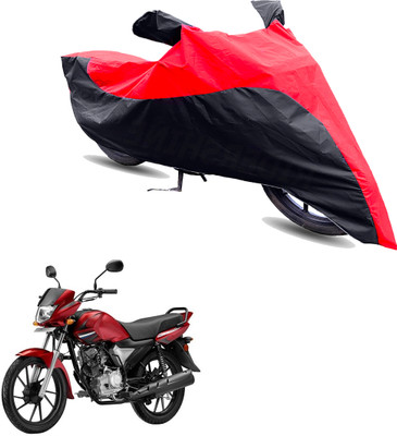 Motodreka Two Wheeler Cover for Yamaha(Saluto RX, Red, Black)