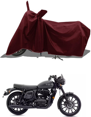 AESTRYD Two Wheeler Cover for JAWA(42 BS6, Maroon)
