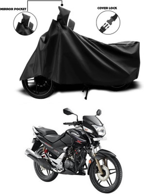 KEDIT Two Wheeler Cover for Hero(New CBZ, Black)
