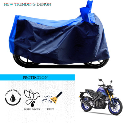 ANTHUB Waterproof Two Wheeler Cover for Yamaha(MT 15, Black, Blue)