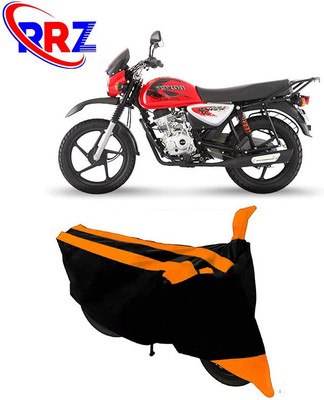 RRZ Waterproof Two Wheeler Cover for Bajaj(Boxer, Black, Orange)