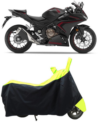 Coxtor Waterproof Two Wheeler Cover for Honda(CBR500R BS6, Yellow)