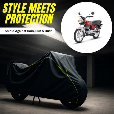 AUCTIMO Two Wheeler Cover for Bajaj(Boxer, Multicolor)