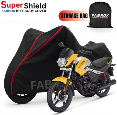 FABROX Waterproof Two Wheeler Cover for Hero(Maestro Edge, Black, Red)
