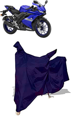 Amexride Two Wheeler Cover for Yamaha(R15 V3, Blue)