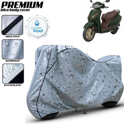 kerwa Waterproof Two Wheeler Cover for Honda(Aviator, Silver, Black)