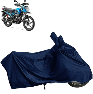 DIGGU Two Wheeler Cover for Hero(Passion Pro TR, Blue)