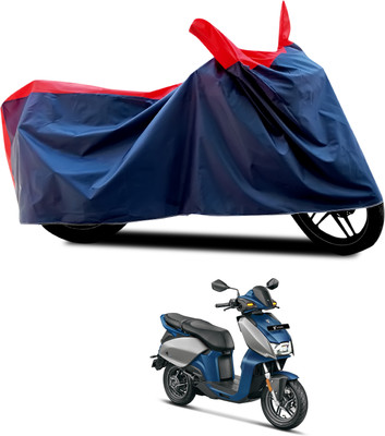 CODOKI Waterproof Two Wheeler Cover for Hero(Motocorp Electric Scooter, Black, Red)