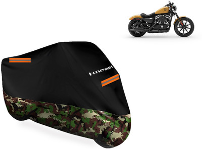 Horseyaart Waterproof Two Wheeler Cover for Harley Davidson(Iron 883, Multicolor)