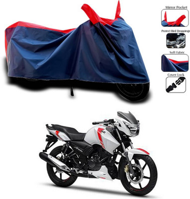 KEDIT Two Wheeler Cover for TVS(Apache RTR 180, Red)
