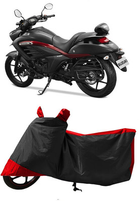 GROFATIK Two Wheeler Cover for Suzuki(Intruder 250, Red)