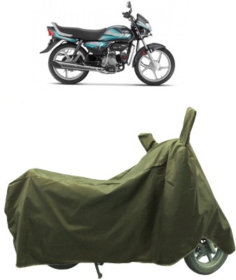 Coxtor Waterproof Two Wheeler Cover for Hero(HF Deluxe i3s, Green)