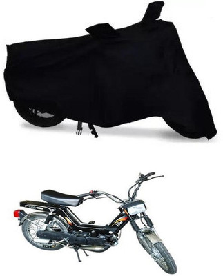 ENTIRELY ELITE Waterproof Two Wheeler Cover for Kinetic(Luna, Black)