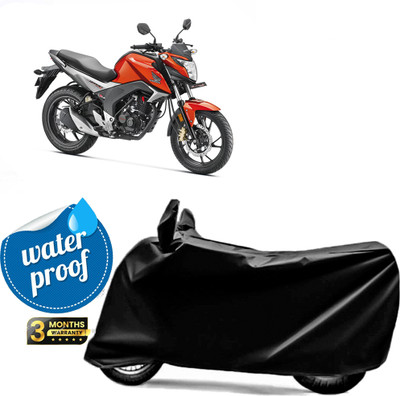 DeepShakshi AUTOMOTIVE Two Wheeler Cover for Honda(CBZ Extreme, Black)