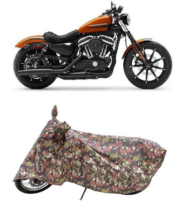 Coxtor Waterproof Two Wheeler Cover for Harley Davidson(Iron 883, Multicolor)
