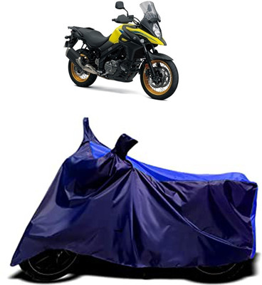 VESMEI Two Wheeler Cover for Suzuki(V Strom 1000, Blue)