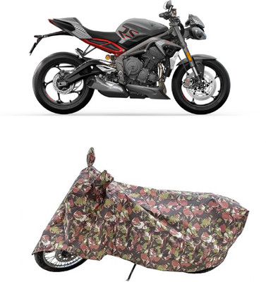 Coxtor Waterproof Two Wheeler Cover for Triumph(Street Triple RS, Multicolor)