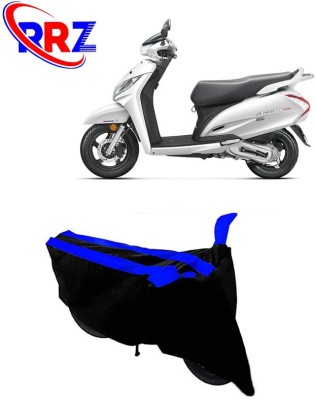 collection zone Waterproof Two Wheeler Cover for Honda(Activa 125, Black, Blue)