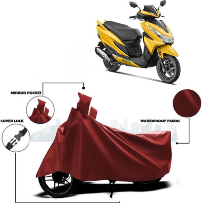 DeepShakshi AUTOMOTIVE Waterproof Two Wheeler Cover for Honda(Grazia, Maroon)