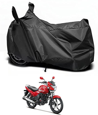 Auto Hub Waterproof Two Wheeler Cover for Hero(Achiever, Black)
