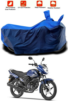 Mdstar Waterproof Two Wheeler Cover for Yamaha(Saluto, Blue, Blue)