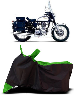 VESMEI Two Wheeler Cover for Royal Enfield(Machismo 350, Green)