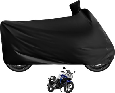 Auto Hub Waterproof Two Wheeler Cover for Yamaha(Fazer, Black)