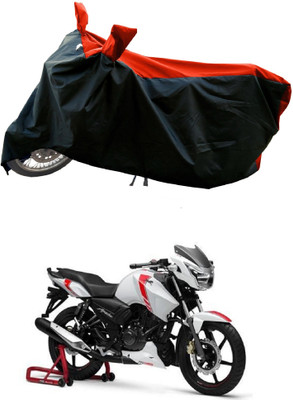 AESTRYD Two Wheeler Cover for TVS(Apache RTR 160, Red)