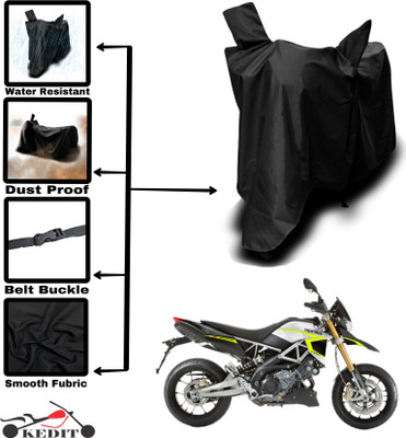 AASHTIK MART Two Wheeler Cover for Aprilia(Dorsoduro 900, Black)