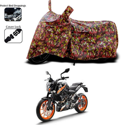 ANTHUB Waterproof Two Wheeler Cover for KTM(Red)