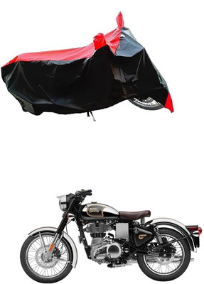 VESMEI Two Wheeler Cover for Royal Enfield(Classic Squadron BS6, Red)
