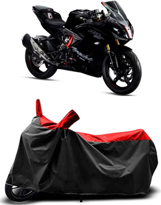MMSSTAR Waterproof Two Wheeler Cover for TVS(Apache RTR 310, Red)