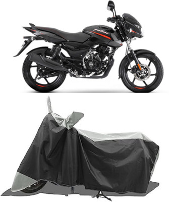 GROFATIK Two Wheeler Cover for Bajaj(Pulsar 125 Neon, White)