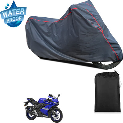 PAGORA Waterproof Two Wheeler Cover for Yamaha(YZF R1 BS6, Grey)
