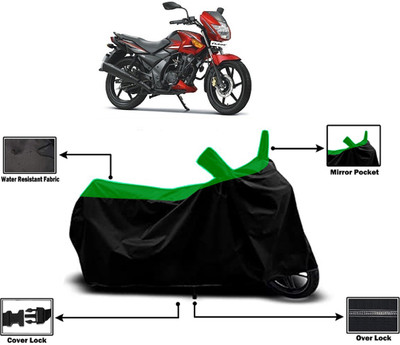 Amexride Two Wheeler Cover for TVS(Flame DS 125, Green)