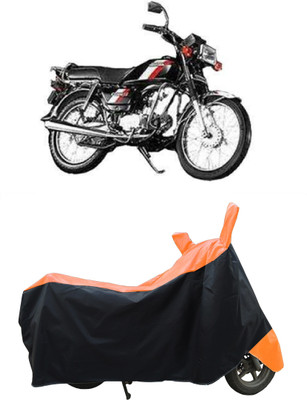 Coxtor Waterproof Two Wheeler Cover for Hero(CD 100 SS, Orange)