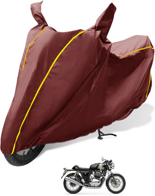 MOCKHE Waterproof Two Wheeler Cover for Royal Enfield(Continental GT 650, Maroon)