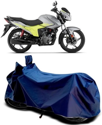 AASHTIK MART Two Wheeler Cover for Hero(Glamour Blaze, Blue)