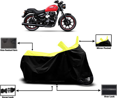 Amexride Two Wheeler Cover for Royal Enfield(Thunderbird 350, Yellow)