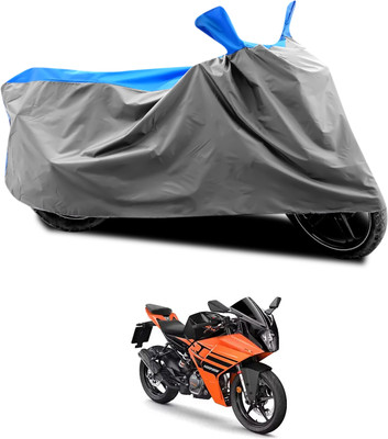 PAGORA Waterproof Two Wheeler Cover for KTM(RC 125, Grey, Blue)