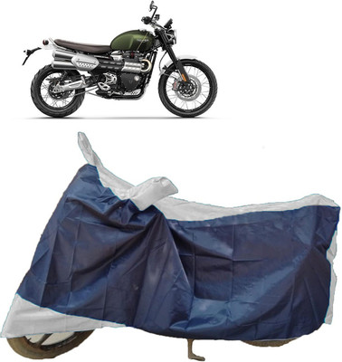 AutoFave Two Wheeler Cover for Triumph(Scrambler, Multicolor)