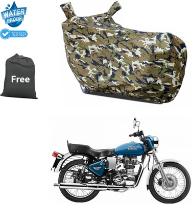 CODOKI Waterproof Two Wheeler Cover for Royal Enfield(Electra, Yellow)